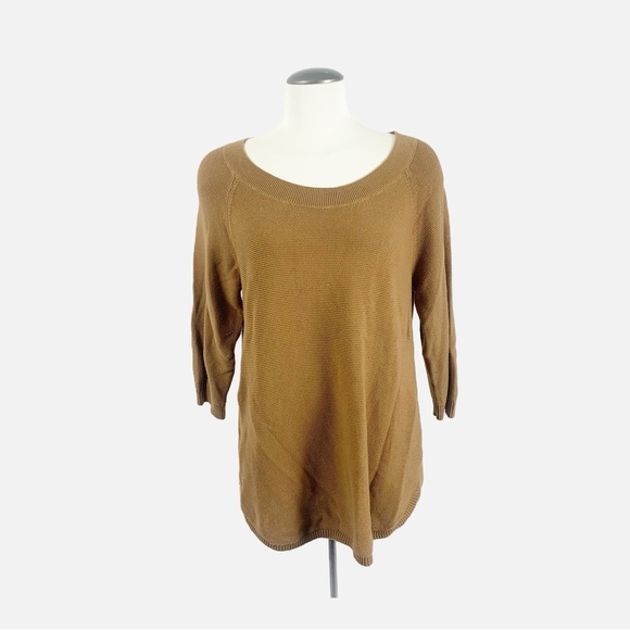 🤎 Reitmans Brown 100% Cotton Knit Sweater | Size XXL 🤎 - Picture 1 of 7